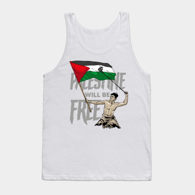 free palestine, the gaza clash boy Tank Top by vaktorex